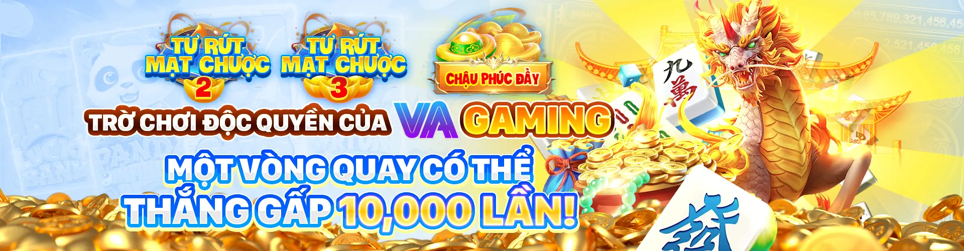 Hình ảnh quảng cáo ưu đãi tiền gửi đầu tiên tại Longfu88 Casino